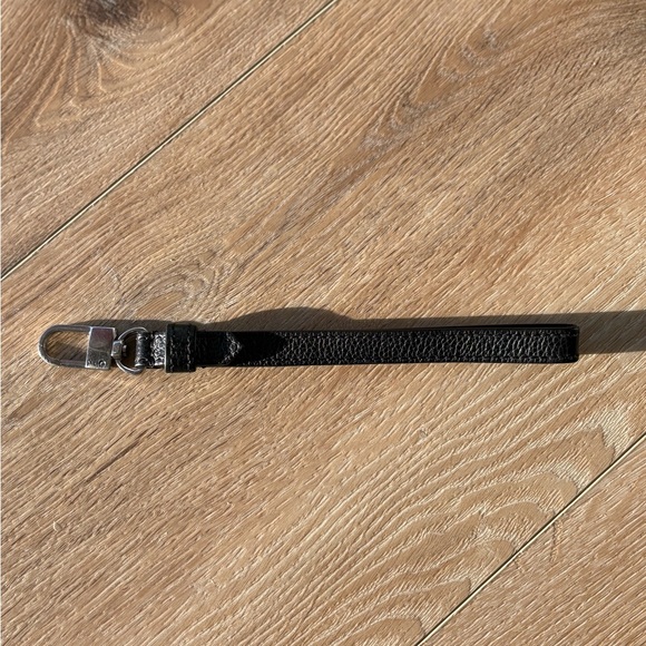 Montblanc Black Leather Keychain